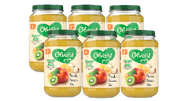 Olvarit 6m+ Perzik Banaan Kiwi