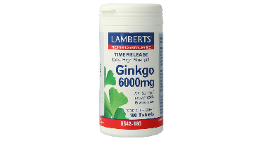 Lamberts Ginkgo 6000mg Time Release Tabletten