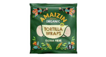 Amaizin Organic Tortilla Wraps Extra Fibre