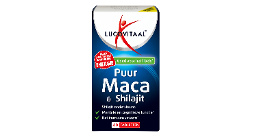 Lucovitaal Puur Maca & Shilajit Tabletten