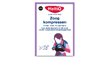 HeltiQ Zoogkompressen Zwart