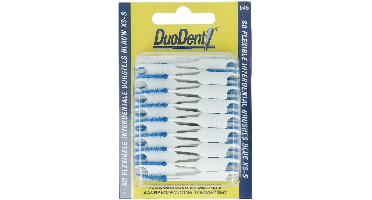 Duodent Flexibele Interdentale Borstels Blauw XS-S