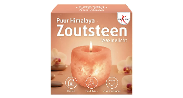 Lucovitaal Puur Himalaya Zoutsteen Waxinelicht
