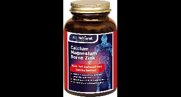 All Natural Calcium Magnesium Boron Zink Tabletten