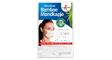 Lucovitaal Bamboe Mondkapje - Uitwasbaar