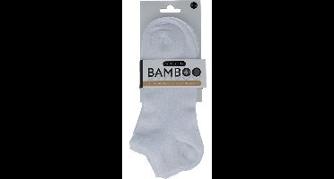 Naproz Bamboo Airco Shortsokken 3-Pack Wit 35-38