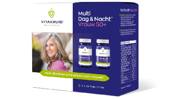 Vitakruid Multi Dag & Nacht Vrouw 50+ 100% Vegan 2 x 30
