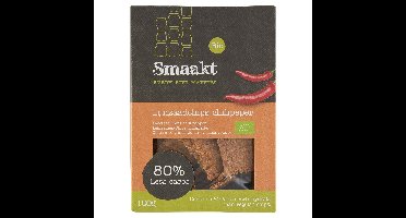 Smaakt Less Carb Lijnzaadchips Chilipeper