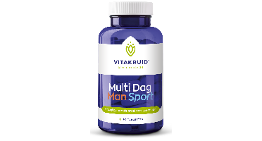 Vitakruid Multi Dag Man Sport 100% Vegan 90 Tabletten