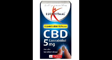 Lucovitaal CBD Cannabidiol 5mg Capsules