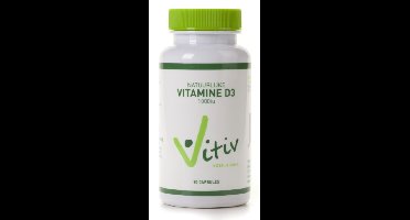 Vitiv Natuurlijke Vitamine D3 1000iu Capsules
