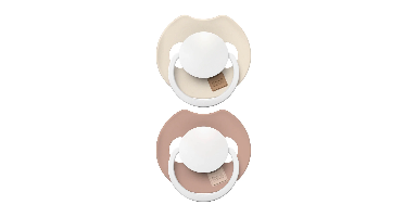 Difrax LOVI Fopspeen Dynamisch 0-6 m Prime Glow Ivory Blush