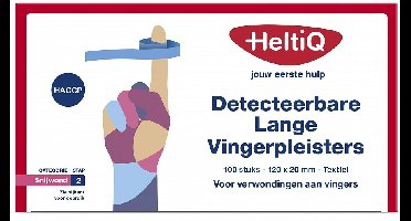 Heltiq Detecteerbare Lange Vingerpleisters 120x20mm