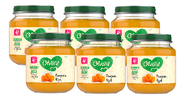 Olvarit 4m+ Pompoen Rijst