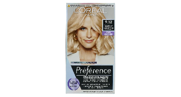 L'Oréal Paris Préférence Cool Blondes 9.12 Zeer Licht As Beigeblond