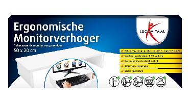 Lucovitaal Ergonomische Monitorverhoger