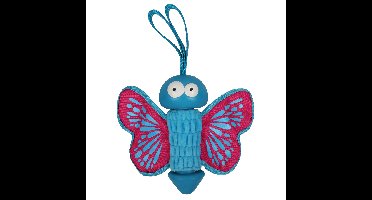 Coockoo hondenspeeltje Rubberen Vlinder Roze 27 x 20 x 7,5 cm