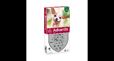 Advantix 40 tot 4 kg 6 pipetten