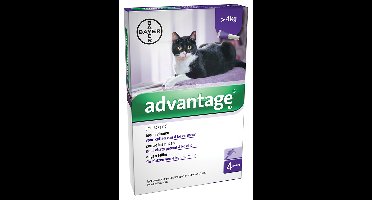 Advantage vlooienmiddel kat (> 4kg.)