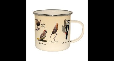 Esschert Design Emaille mok vogels