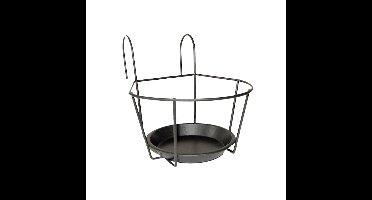 Esschert Design Balkonpothanger grijs S