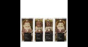Decoris Figuur Santa/Notenkraker glas