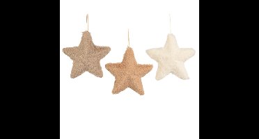 Decoris Ster imitatiebont Ø13cm