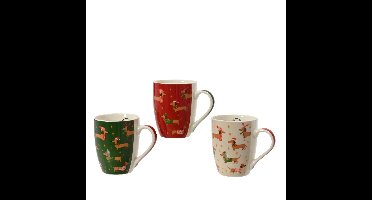 Decoris Kerstmok Teckel 340ml