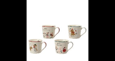Decoris Kerstmok porselein 400ml
