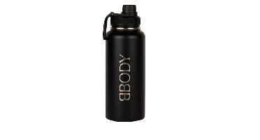 BBody Accessoire Stainless Steel Bottle L Zwart 1St