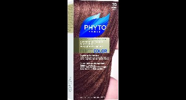 Phyto Phytocolor Haarverf Phyto Phytocolor Haarverfcolor Permanent Color Treatment 7D Golden Blond 1Pakket