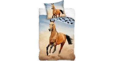 DREAMEE Dekbedovertrek - Desert Horse - 140x200 cm