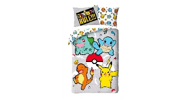 Pokémon Dekbedovertrek Pokemon Rules 140 x 200 cm (70 x 90 cm)