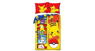 Pokémon Dekbedovertrek Pikachu 140 x 200 cm (70 x 90 cm)