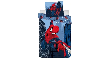 Dekbedovertrek Spiderman 160 x 200 cm - 70 x 80 cm - Duits / Poolse maat