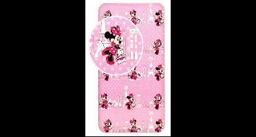 Disney Minnie Mouse Hoeslaken Parijs - 90 x 200 cm + 25cm