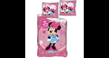 Disney Minnie Mouse Dekbedovertrek - 140 x 200 cm - 63 x 63 cm - Microvezel