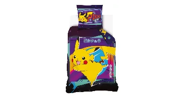 Pokemon dekbedovertrek Pokémon Electric 140 x 200 cm - 70 x 90 cm - katoen
