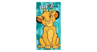 Disney The Lion King strandlaken All Day Dr sneldrogend 70 x 140 cm - polyester