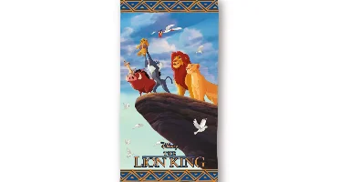 Disney The Lion King strandlaken Savanna Fa sneldrogend 70 x 140 cm - polyester