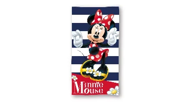 Disney Minnie Mouse strandlaken Polka Style sneldrogend 70 x 140 cm - polyester