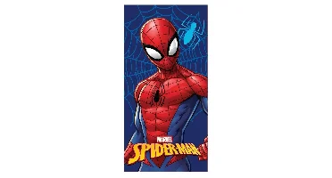 Spiderman strandlaken Super Swing sneldrogend 70 x 140 cm - polyester