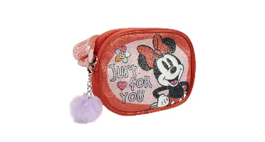Disney Minnie Mouse rugtas You glitter shoulder crossbody 15 x 11 cm