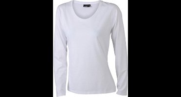 Daiber Dames/dames T-Shirt met lange mouwen (Medium Long-Sleeved) (Wit)