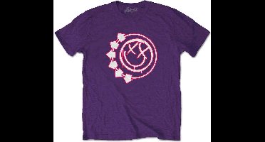 Blink182 - Six Arrow Smile Heren T-shirt - XXL - Paars