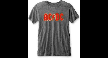 AC/DC - Logo Heren T-shirt - 2XL - Grijs