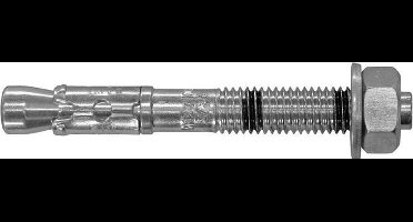 Rawlplug R-XPT-10080/10 Doorsteekanker - Verzinkt - M10 x 80mm (50st)