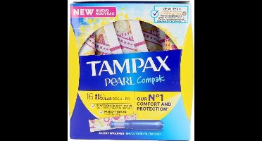 Tampax Pearl Kompak Tampons - 16 Stuks