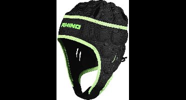 Rhino Hoofdbeschermer Senator Polyester Zwart/groen Mt S