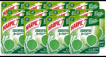 12 x Harpic - Toiletblok - Eucalyptus - Met Natuurlijke Essentiële Oliën - 2 Blokjes - Voordeelverpakking - 12 stuks